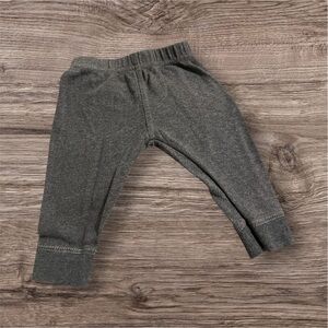 Lovable Friends Baby Boy 3-6m Charcoal Gray Pants Leggings